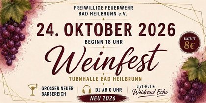Weinfest der Freiwilligen Feuerwehr Bad Heilbrunn