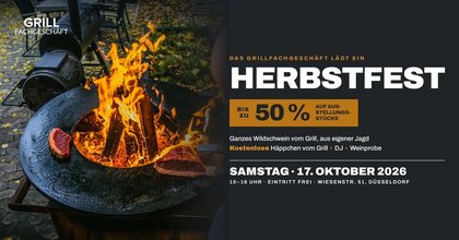 Herbstfest im Grillfachgeschäft