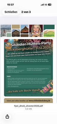 Silvester-Hütten-Party