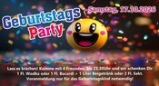 Geburtstagsparty " Oktober 2026"