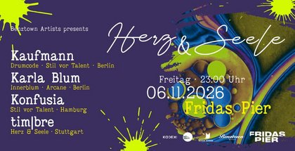 HERZ & SEELE w./ Kaufmann, Karla Blum, Konfusia, tim|bre
