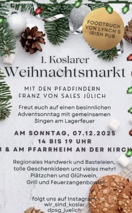 1. Koslarer Weihnachtsmarkt