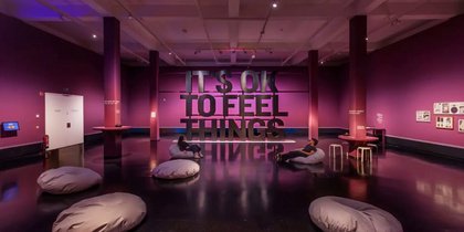 Theater der Begegnung in der Sonderausstellung über mentale Gesundheit