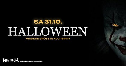SA 31.10. HALLOWEEN 2026 | MINDENS GRÖßTE KULTPARTY