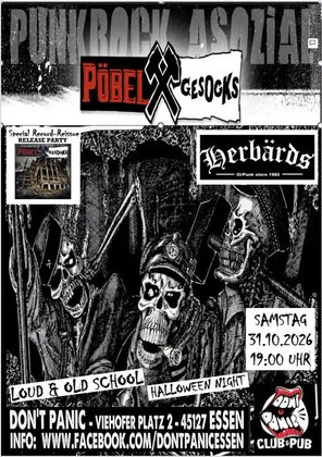Pöbel & Gesocks & Herbärds (Punkrock Asozial zu Halloween)
