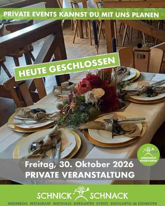 GESCHLOSSENE FEIER