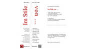 Fotoausstellung in Mülheim: "IM STILE VON..."