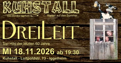 DreiLeit live im Kuhstall