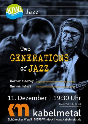 KIWi Jazz: Two Generations of Jazz - Heiner Wiberny & Marius Peters