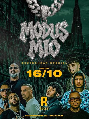 • MODUS MIO | FREITAG 16.10 | DEUTSCHRAP VIBES
