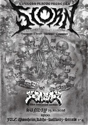 Konzert - LIFELESSPLAGUE PRESENTS: SCORN (METAL/THRASH/HC- CROSSOVER) + HOARAH (HEAVY HC)