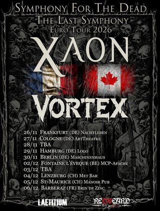 Xaon - Symphony For The Dead - The Last Symphony Euro Tour 2026 | Nachtleben Frankfurt | 26.11.26