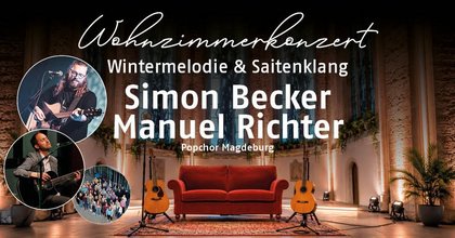 Wohnzimmerkonzert mit Simon Becker und Manuel Richter