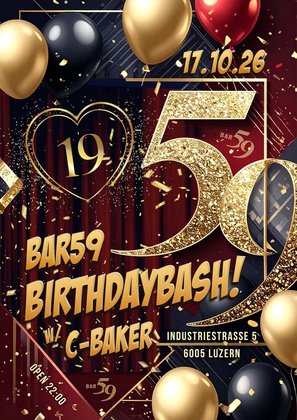 19 Jahre Bar 59!! Big Birthday Bash!!