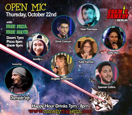 Cosmic Comedy Berlin OPEN-MIC THURSDAY
