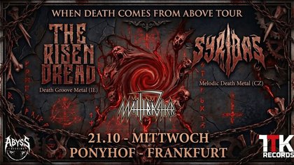 The Risen Dread & Syridas | When Death Comes From Above Tour | Frankfurt