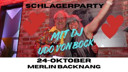 SCHLAGERPARTY mit UDO VON BOCK
