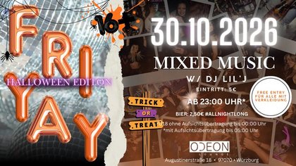 FRIYAY 16+ HALLOWEEN EDITION