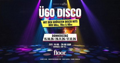 Ü60 Disco - mit DJ The Barber