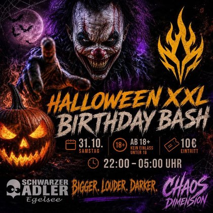 Halloween XXL Birthday Bash