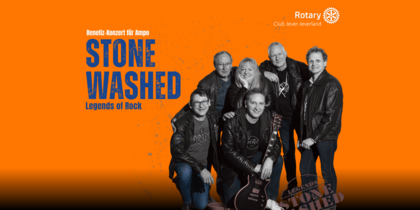Benefiz-Konzert für Ampo mit STONE WASHED - Legends of Rock