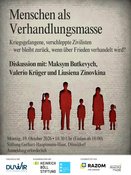 Menschen als Verhandlungsmasse - wer bleibt zurück, wenn über Frieden verhandelt wird?