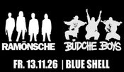 DE RAMÖNSCHE und de BÜDCHE BOYS am 13.11.2026 em BLUE SHELL
