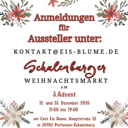 Schulenburger Weihnachtsmarkt 2026