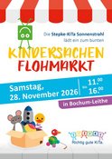 Kindersachen-Flohmarkt der KiTa Sonnenstrahl in Bochum-Leithe