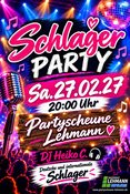 Die große "Schlagerparty" in der Partyscheune Lehmann