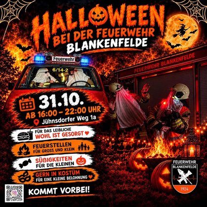 Halloween bei der Feuerwehr Blankenfelde