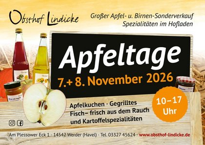 Apfeltage auf dem Obsthof