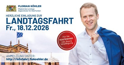 Fahrt in den Bayerischen Landtag