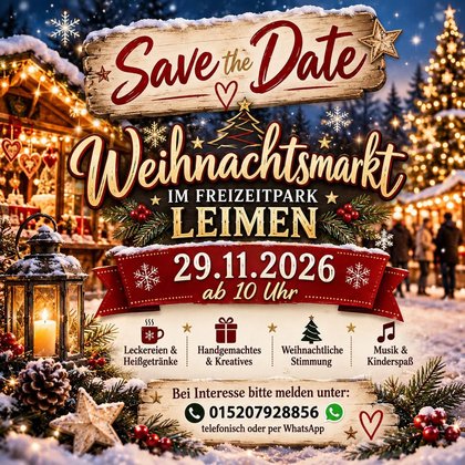 4. Weihnachtsmarkt im Freizeitpark Leimen