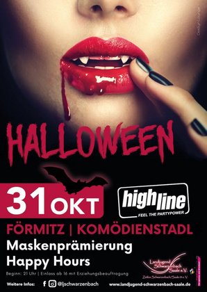 Halloweenparty mit Highline in Förmitz