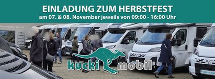 Kucki Mobil Herbstfest am 07. & 08. November 2026