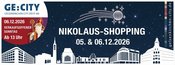 Nikolausshopping mit verkaufsoffenem Sonntag