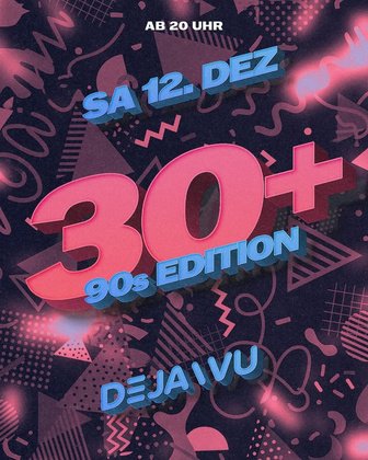 SA – 30+ PARTY: 90s EDITION