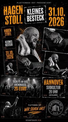 Hagen Stoll (Haudegen) live in Hannover---mit dem kleinen Besteck!