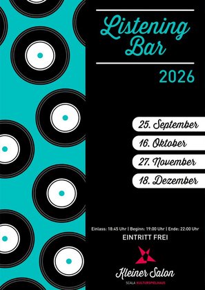 Listening Bar - Talk meets Music - Music Event im Kleinen Salon
