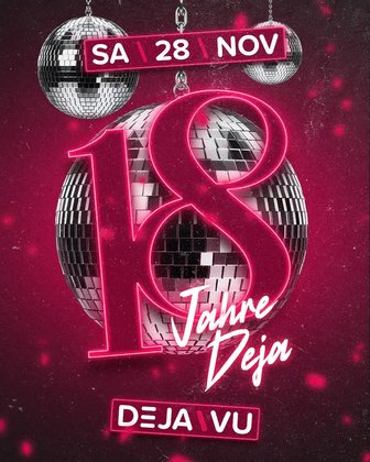 SA – 18 JAHRE DEJAVU CLUB VERL
