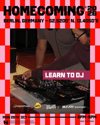 Homecoming Learn to be a DJ workshop