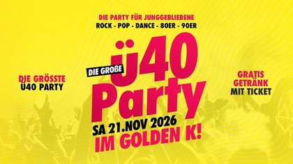DIE GROßE Ü40 PARTY @ METTMANN | Ü40