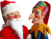 Homberger Kasperbühne auf dem Moerser Weihnachtsmarkt