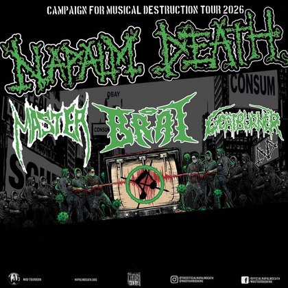 NAPALM DEATH CAMPAIGN FOR MUSICAL DESTRUCTION | Nürnberg | Löwensaal