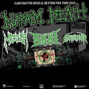 NAPALM DEATH CAMPAIGN FOR MUSICAL DESTRUCTION | Nürnberg | Löwensaal