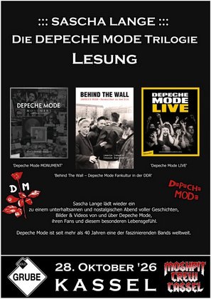 LESUNG: Sascha Lange 'Die DEPECHE MODE Trilogie' @ Goldgrube Kassel