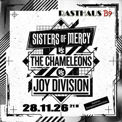 Sisters of Mercy vs The Chameleons vs Joy Division