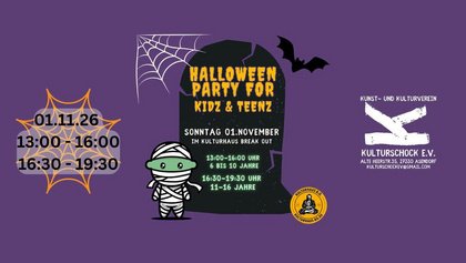 HALLOWEEN PARTY FOR KIDZ & TEENZ