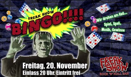 FREAK SHOW-BINGO